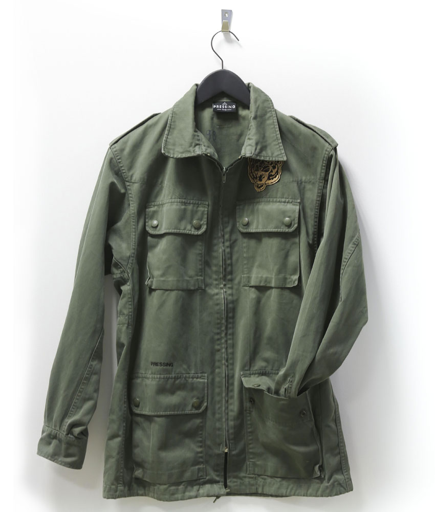 Veste kaki homme avec broderie Clearance